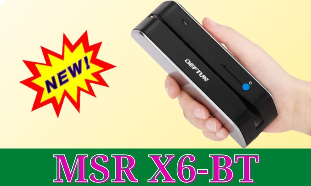 MSRX6(BT) Stripe Credit Card Reader Write Encoder MSR