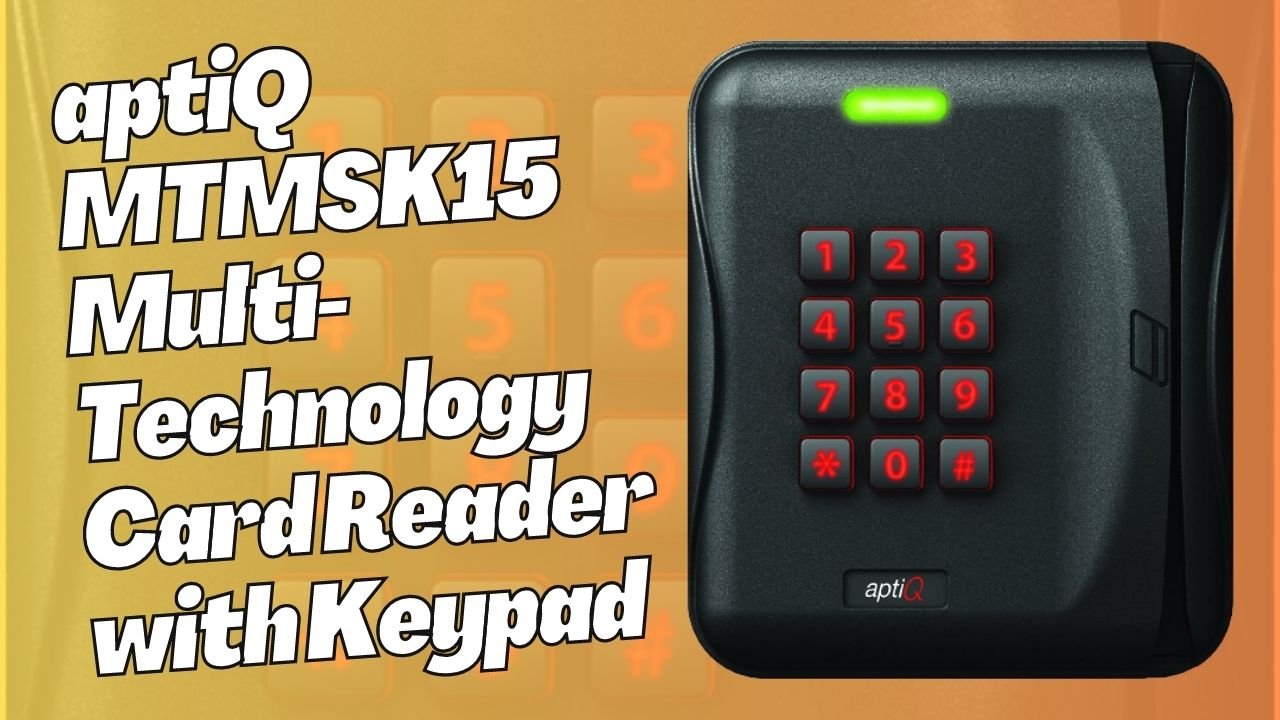 aptiQ MTMSK15 MultiTechnology Card Reader with Keypad MSR