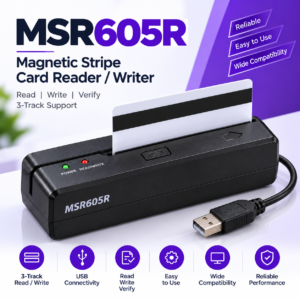 MSR605R Magnetic Stripe Card Reader Writer