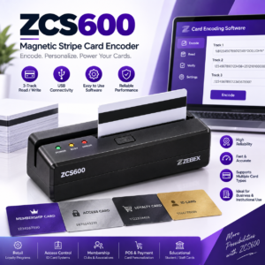 ZCS600 3-Track Magnetic Stripe Card Reader and Writer (HiCo/LoCo)