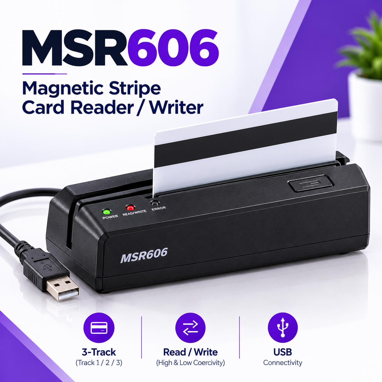 MSR606 Magnetic Stripe Card Reader / Writer